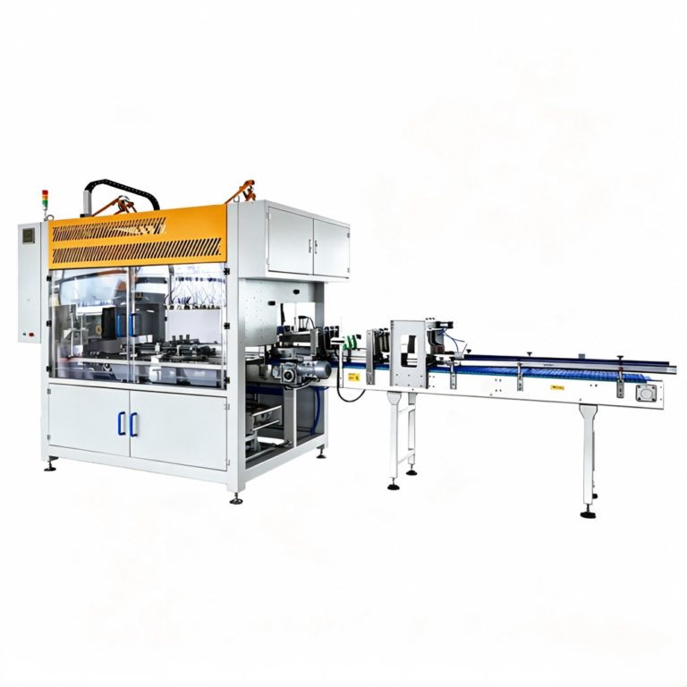 ValoMation industrial automated packaging machine with integrated conveyor belt system designed for high-speed manufacturing and smart factory logistics.